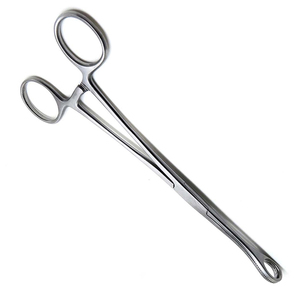 Pinzas de Acero Inoxidable para Esponjas, 10.5 Pulgadas, Puntas Rectas, Instrumento Quirúrgico para Aplicación de Apósitos, Uso Médico y Hospitalario - Product Image 5