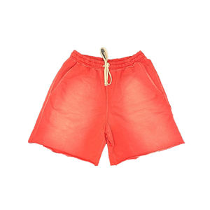 Shorts en jean délavé pour homme, style streetwear, avec ourlet brut, pour collections tendance (OEM) - Product Image 1