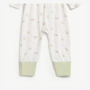 Mameluco ajustado de algodón y elastano Siro para bebé, manga larga con broches para recién nacido, ODM Vietnam - Product Image 4