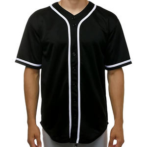 Maillots de baseball en polyester interlock haute respirabilité, style asymétrique moderne pour une allure contemporaine et dynamique - Product Image 1