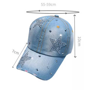 New Design Custom 6 Panel <b>Dad</b> <b>Hats</b> 3D Embroidery Logo Hip Hop Baseball Caps Sports Common Fabric Letter Pattern RHINESTONE - Product Image 5