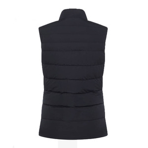 Gilet long matelassé d'hiver personnalisé avec logo, style streetwear, manteau sans manches rembourré pour femme - Product Image 5