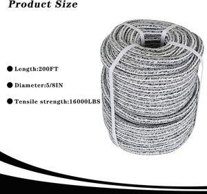High Quality Polyethylene <b>Rope</b> Designed 10mm for Marine Fishing Boating and Industrial Applications Manufactured Using Durable - Product Image 6