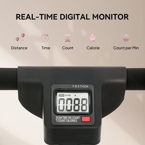 Tabla Abdominal Plegable Rosa con Pantalla LCD y Deslizadores para Ejercicios de Cintura, Equipo de Entrenamiento Eficaz para Hombres y Mujeres - Product Image 6