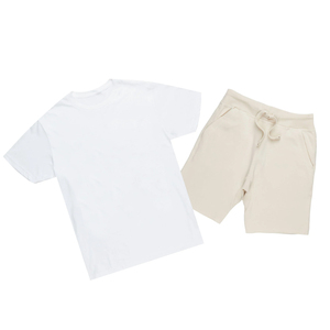 Ensemble chemise et short à imprimé floral pour homme, manches courtes, été, plage, vacances, tenue assortie en deux pièces, vente en gros personnalisée - Product Image 1
