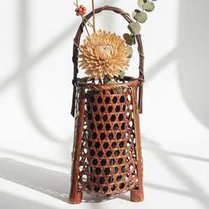 Cesta de Bambú Hecha a Mano en Vietnam, Florero Vintage para Arreglos Florales Ikebana, Decoración del Hogar, Fabricante - Product Image 1