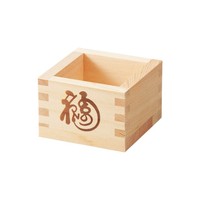 일본 전통 주류용 마스 사케컵 OEM 가능 히노키 나무 사각컵