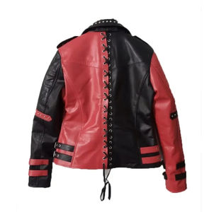 Chaqueta de Cuero de Diseño Profesional para Mujer, Chaqueta de Moda de Cuero de Piel de Oveja Original Transpirable, Talla Personalizada - Product Image 6