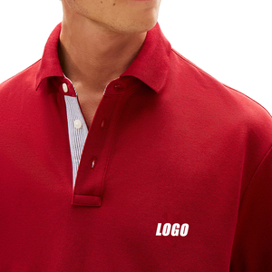 Polo Clásico de Moda para Hombre, Transpirable, de Algodón Puro Premium, con Logotipo Bordado Personalizado - Product Image 4