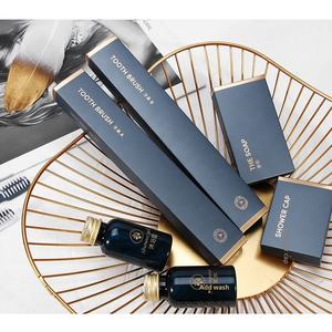 <span class=keywords><strong>Kit</strong></span> de toilette de luxe pour hôtel, ensemble de voyage, shampoing et après-shampoing, savon 20g, pantoufles, peigne - Product Image 2