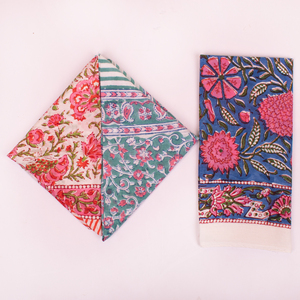 Pañuelo estilo bohemio de algodón multicolor, bandana, bufanda con estampado paisley, hecho a mano, para la cara, unisex, banda para el pelo, Craftjaipur - Product Image 3