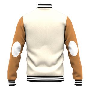 Vestes Letterman Varsity en laine pour hommes, vestes d'étudiants chaudes et durables, coupe-vent, col Henry, fermeture éclair avec logo personnalisé, saison printanière - Product Image 6