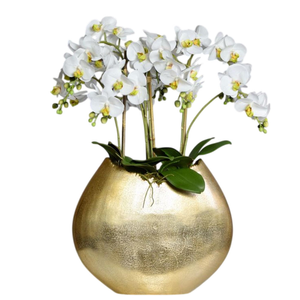 Elegante florero decorativo de metal con acabado liso para interiores con estilo, decoración única para bodas o eventos especiales. - Product Image 6