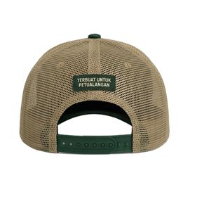Casquettes de camionneur à sublimation, logo brodé, casquette décontractée d'extérieur, ajustable, vert beige, unisexe adulte, printemps été - Product Image 2