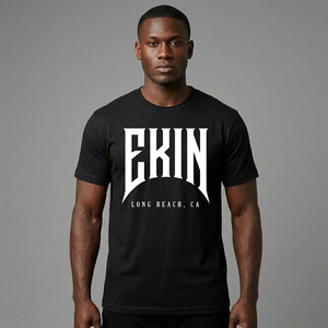 Camiseta Ekin Impex de Fabricación Personalizada, Unisex, de Tela Gruesa, con Bajo sin Rematar, Lavado Ácido, Corte Recortado, Hombros Caídos y Estilo Cuadrado - Product Image 3