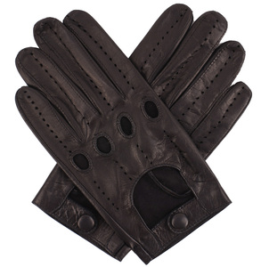 Gants de conduite unisexes en cuir véritable, gants de voiture tendance, doux, respirants, avec sangle de poignet réglable, couleur personnalisée, toutes saisons, OEM - Product Image 4