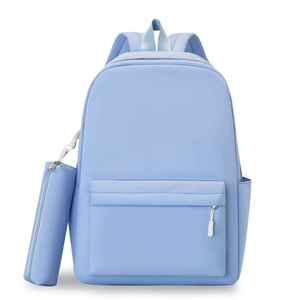 Mochila Escolar Personalizada de Fábrica de Dos Piezas, Ligera, Moderna y Relajante para Estudiantes - Product Image 1