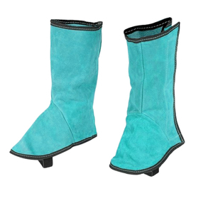 Customizable Durable Cowhide <b>Split</b> Leather Gaiter Flame Retardant Welding <b>Shoe</b> Cover for Daily Industrial Safety Foot Protection - Product Image 3