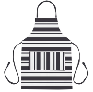Export Quality 100% Cotton Yarn Dyed Stripe Checked <b>Kitchen</b> <b>Apron</b> Custom Color High Quality Soft Fabric Adjustable Sustainable - Product Image 1