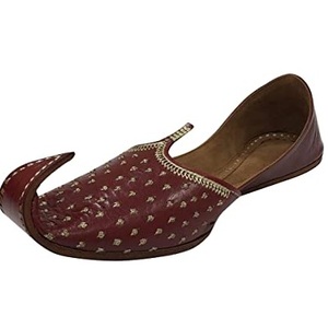 Khussa Shoes Pakistan Made Groom Wedding Party Fancy Stylish Fashionable Casual Outdoor Footwear <b>Plus</b> <b>Size</b> Breathable Khussas - Product Image 2