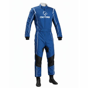 Combinaison de karting personnalisée, uniforme professionnel de karting, combinaison de course bleue Go Kart F1, équipement de sport automobile respirant et performant - Product Image 1