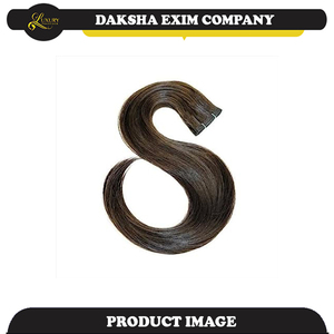 Extensiones de cabello humano Remy de doble trama, 20-30 pulgadas, cuerpo ondulado, cutícula alineada, sensación suave, indio crudo, novedad - Product Image 5