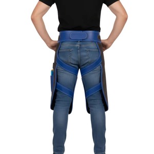 Protège-jambes de fermeur en cuir personnalisés, robustes et réglables, pour le soin des sabots et la protection des pattes des chevaux - Product Image 4