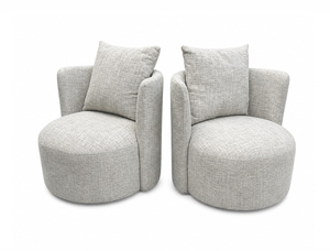 Fauteuil de salon moderne Omerta |   Fauteuil pivotant au design rond |   Fauteuils design, excellents pour le design - Product Image 5