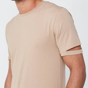 Camiseta de Manga Corta para Hombre, Estilo Juvenil Universitario 2025, Alta Calidad, 100% Algodón, 220g, Tejido Ecológico, Cuello Redondo, Lisa - Product Image 6