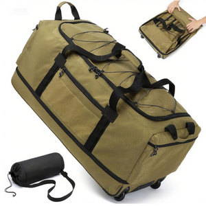 Bolsa de Viaje Simple y Ligera con Cierre de Cremallera, Capacidad de 20-36L para Ropa, Zapatos y Artículos Diarios - Ecológica - Product Image 1