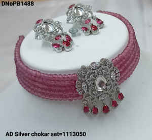 Classic American Diamond Bridal Jewelry Set Two-Piece <b>Necklace</b> <b>and</b> <b>Earrings</b> for Wedding Fashionable Classic Style - Product Image 3