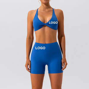 Conjunto de Yoga Personalizado de Marca Privada, Leggings de Compresión y Sujetador Deportivo Transpirable, Ropa Deportiva - Product Image 1