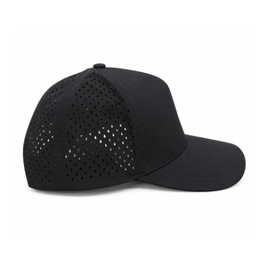 Casquette de golf personnalisée à 5 panneaux avec visière incurvée découpée au laser, fermeture snapback, chapeaux décontractés pour adultes pour les activités de plein air au printemps et en été - Product Image 3