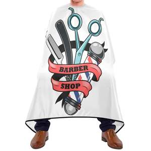 Nueva Capa de Peluquería y Maquillaje de Poliéster, Ligera, Portátil, Ecológica, Antiestática y Resistente al Agua, con Nuevo Diseño - Product Image 2