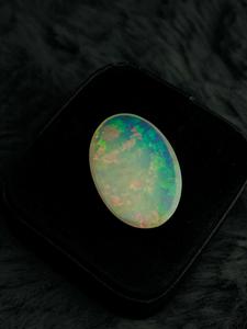 Natural Ethiopian Opal Cabochon Oval Shape Fire Opal Multi Color Flashy Loose Gemstone 7.60g No Treatments for Jewelry - Product Image 3