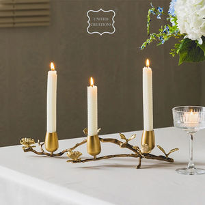 Handmade Vintage Metal Unique Design High Quality Wedding Candle <b>Stand</b> Luxury Candle Holder Metal Candle <b>Stand</b> - Product Image 3