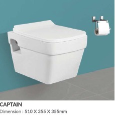 WC suspendu au mur MILANO, dimensions 510x355x355mm - Product Image 3