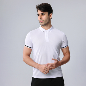 เสื้อโปโลผ้าฝ้ายแฟชั่นใหม่สำหรับผู้ชาย คอตั้ง คุณภาพสูง แขนสั้น - Product Image 3