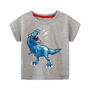 T-shirts décontractés pour garçons, fabriqués en usine au Bangladesh, 100% coton tricoté, grande taille, col rond compressé, logo personnalisé imprimé, respirants - Product Image 3