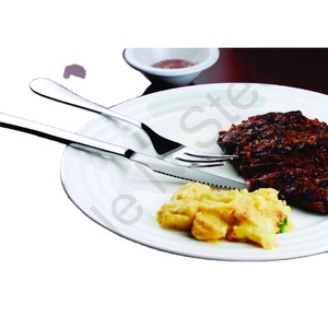 STIKNA, juegos de cubiertos de acero inoxidable de Color plateado, cena, cuchillo de cocina, cuchara, tenedor, utensilios, cubiertos de fiesta - Product Image 1