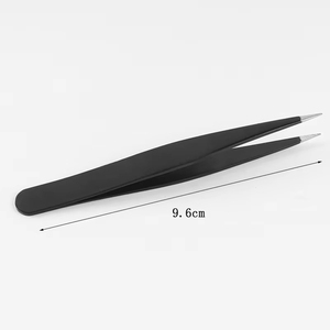 Pinzas para Pestañas de Acero Inoxidable de Alta Calidad, Precisión, Antiestáticas y Duraderas, con Punta Suave, Logotipo y Empaque Personalizables - Product Image 2