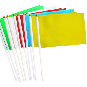 Guirnalda de Banderas Internacionales Personalizadas y Transpirables, Surtido de Países, Patrón Sólido, Tejido de Malla de Polipropileno - Product Image 1