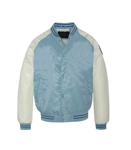 Wholesale OEM Service <b>Light</b> Reversible Winter Coat Real Cotton Fleece Embroidery Stand Collar Varsity Baseball <b>Jacket</b> <b>Waterproof</b> - Product Image 4