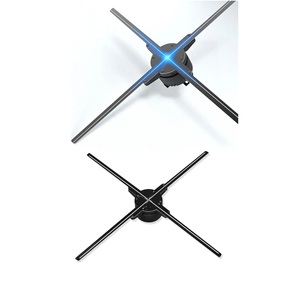 Ventilateur holographique 3D professionnel durable et silencieux de 80 cm avec éclairage LED et alimentation USB pour affichage publicitaire - Product Image 1