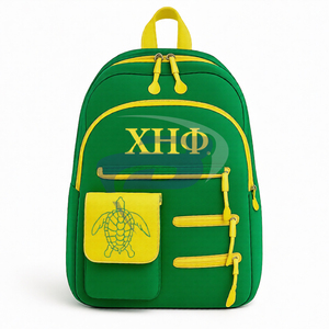 Sac à dos de haute qualité de style 3D Chi Eta Phi CEPhi Sorority, sac d'école moderne pour le sport et les voyages, design de logo personnalisé - Product Image 1