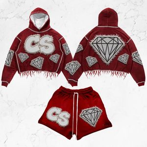 Sweat à capuche coupe classique personnalisé, délavé à l'acide, avec imprimé graphique frontal, idéal pour l'hiver |   Sweat-shirt en molleton de coton lourd 370GSM pour homme |   OEM - Product Image 2