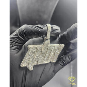 Collar de Diamantes Moissanite Estilo Hip Hop Iced Out 'AENDY', Joyería de Oro Brillante, Regalo - Product Image 6