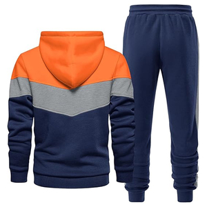 Conjunto Deportivo de Algodón para Hombre, Sudadera con Capucha y Pantalones Jogger, Estilo Casual para Correr y Uso Diario - Product Image 3