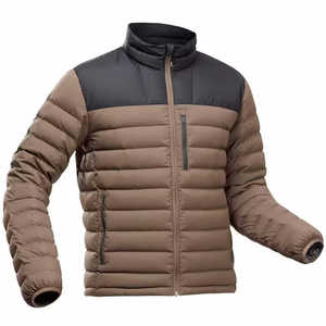 Warm Outerwear in Multiple Colors Custom Lightweight Custom Made Winter Wear Puffer <b>Jacket</b> New Arrival <b>Canvas</b> Fabric Long Length - Product Image 1