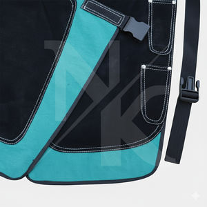 Tabliers de fermeur de luxe de haute qualité en cuir véritable, durables, pour kits d'outils de fermeur, avec fermeture à boucle, produits équestres - Product Image 3